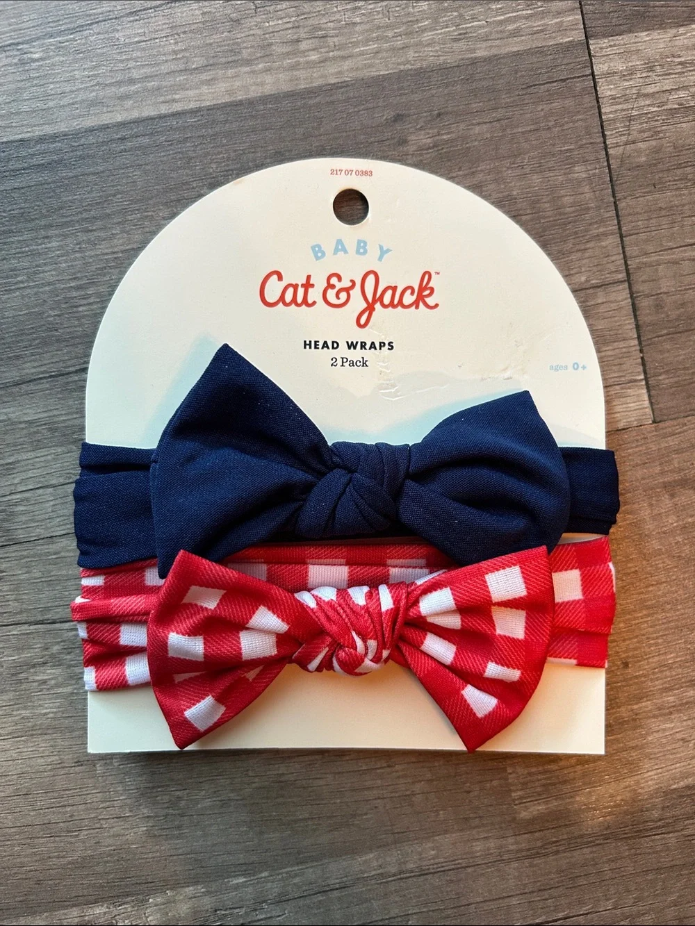 **New Items In! NEW Baby Cat & Jack and Carter's Red & Navy Kids Headwrap Duo